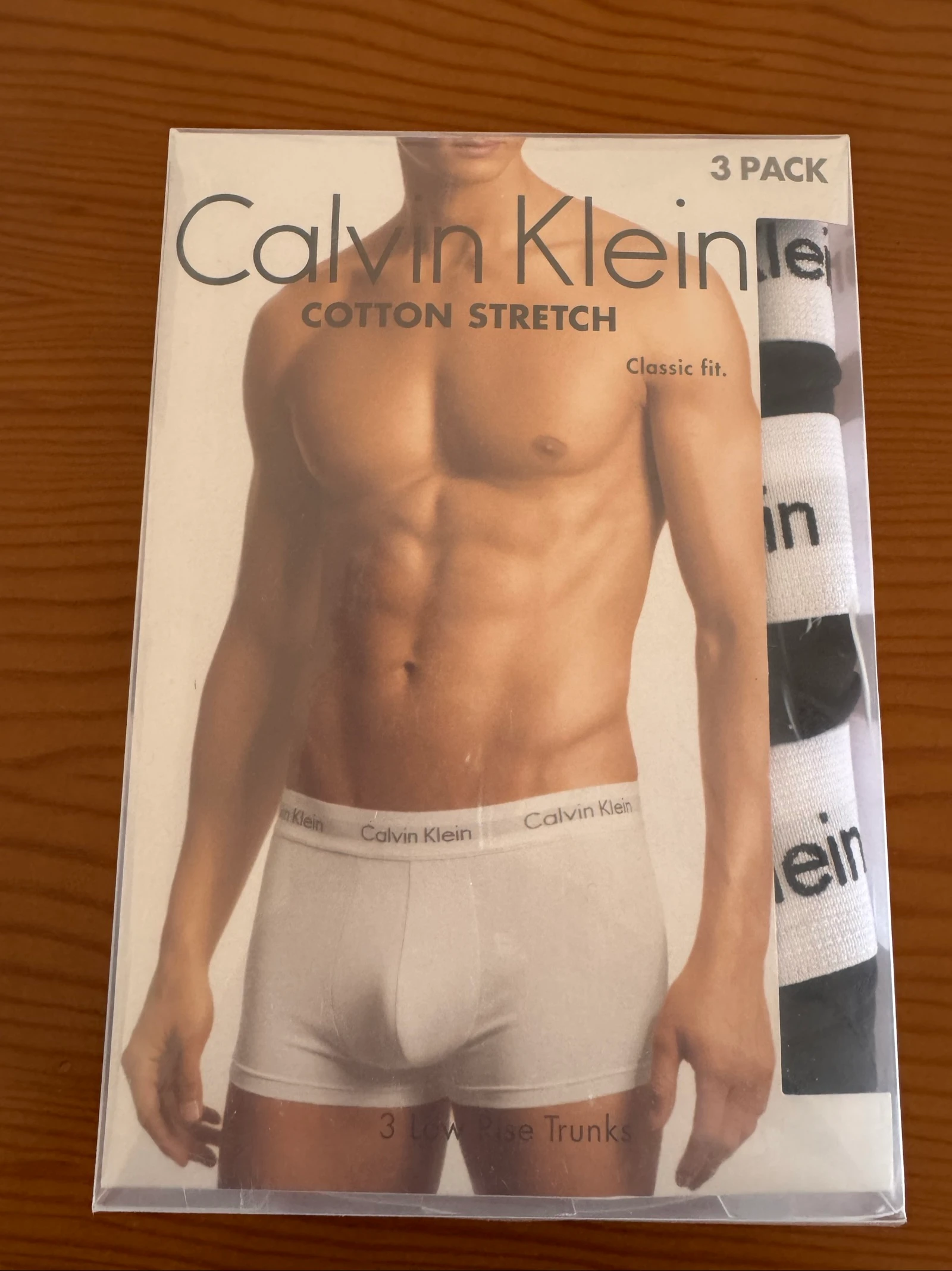 Calvin Klein pack 3 Low Rise Trunks talla M negros nuevos